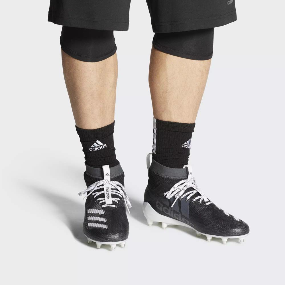 Adidas Adizero 8.0 SK Tacos de Futbol Negros Para Hombre (MX-86208)